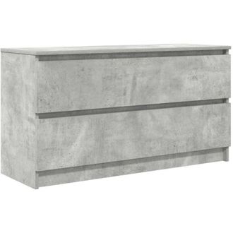 vidaXL Vidaxl - Mobile Porta tv Grigio Cemento 100x35x54 cm Legno Multistrato