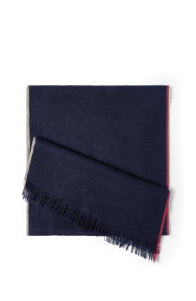 Brunello Cucinelli Scarf with selvedge in Blue at Nordstrom