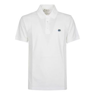 Etro Etro, Polo Shirts, male, White, Size: 2XL Pegaso Polo Shirt