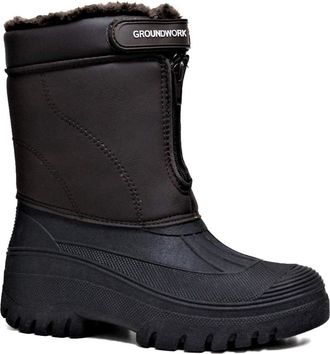 Generic Womens Muck Outdoor Yard Garden Winter Boots (7 UK, Brown)