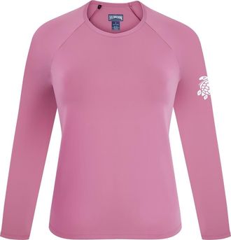 Vilebrequin Women Long Sleeves Rashguard Top Solid in Boudoir at Nordstrom, Size X-Small