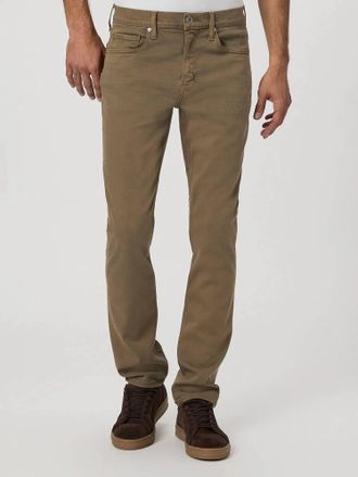 Paige Transcend Federal Slim Straight Jean In Vintage Desert Taupe