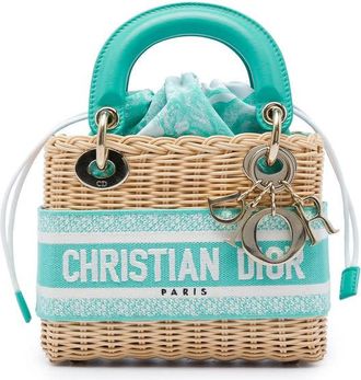Dior Pre-owned Dior Mini Wicker Toile de Jouy Lady Dior Ladies 2A0JRXOJEHKMPMIJ