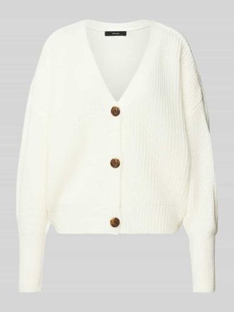 Vero Moda Regular Fit Strickjacke mit Ballon&auml;rmeln Modell LEA in Offwhite, Gr&ouml;&szlig;e XS