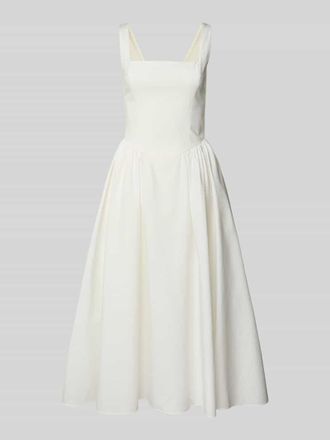 Jake*s Cocktailkleid mit Karree-Ausschnitt in Offwhite, Gr&ouml;&szlig;e 42