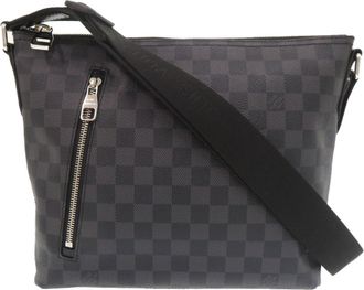 Louis Vuitton Black Damier Graphite Shoulder Bag (Pre-Owned)