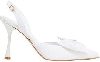 8 by YOOX SATIN SLING-BACK W/ BOW