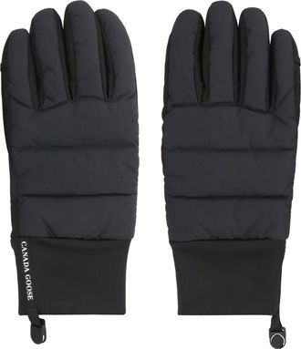 Canada Goose Dons Gevoerde Handschoenen - Heren - Handschoenen - Zwart - M - Polyester - Accessoires