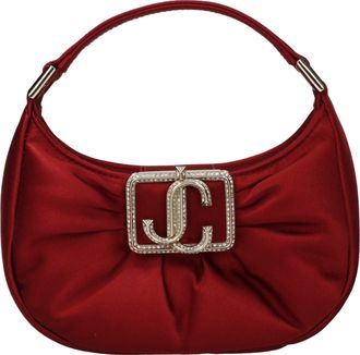 Jimmy Choo London Red Satin Womens Handbag