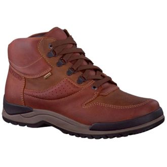 Mephisto Waterdichte kastanjebruine herenlaars - Heren - Veterlaarzen - Bruin - 40 1/2 EU - Leer - Schoenen