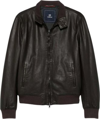 Mabrun Giacca di pelle Frank - - Jackets - Uomo - Marrone - M