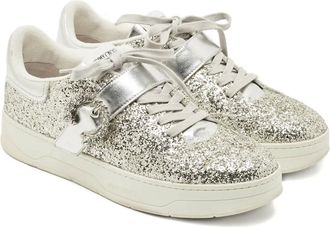 Jimmy Choo London Sneakers Osaka con glitter - Argento