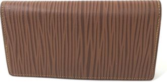 Louis Vuitton Brown Epi Leather Long Wallet (Bi-Fold) (Pre-Owned)