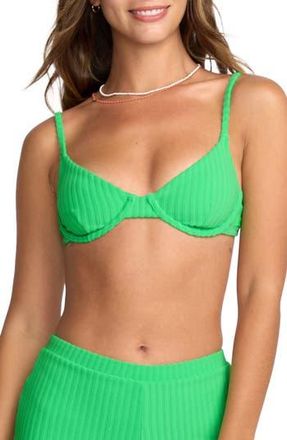 Billabong x Josie in the Loop Demi Underwire Bikini Top in Jungle Green at Nordstrom Rack, Size X-Small