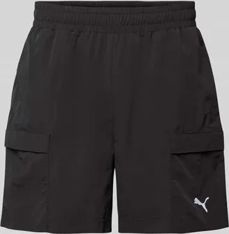 Puma Relaxed Fit Shorts mit Label-Stitching in Black, Gr&ouml;&szlig;e XXL