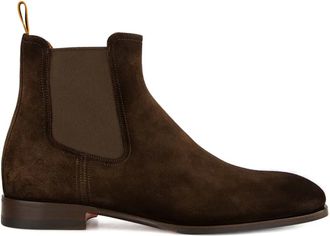 Santoni Archerboot suède Chelsea laarzen - Bruin