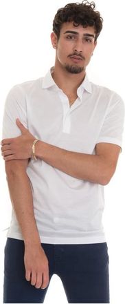Gran Sasso Katoenen Polo Shirt met Knoopsluiting - Heren - Polos - Wit - 4XL - Katoen - Tops
