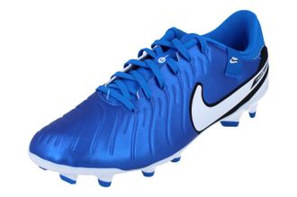 Nike Legend 10 Academy FG/MG Mens Football Boots - Blue - Size UK 8