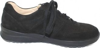 Mephisto Womens Rebeca Sneakers In Black Bucksoft
