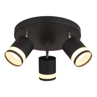 Netlighting Lucero Ceiling Spotlight Clusters Matt Black 3x GX53 3000K