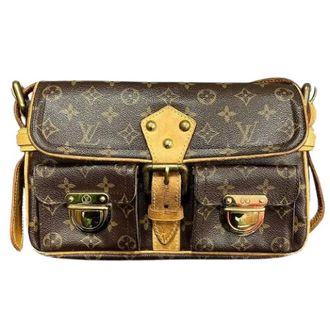 Louis Vuitton Pre-owned Cross Body Bags, female, Brown, Size: ONE SIZE Pre-owned Canvas Cross Body Bag