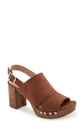 Kenneth Cole Reaction Rehoboth Platform Mule Sandal in Luggage at Nordstrom Rack, Size 6.5
