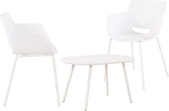 Clp Clp - Grupo De Asientos Velvena Blanco 2 Sillas