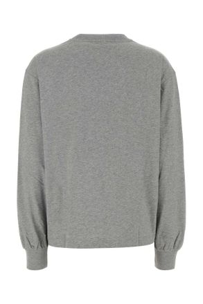 Ganni Cotton Sweatshirt - Gray