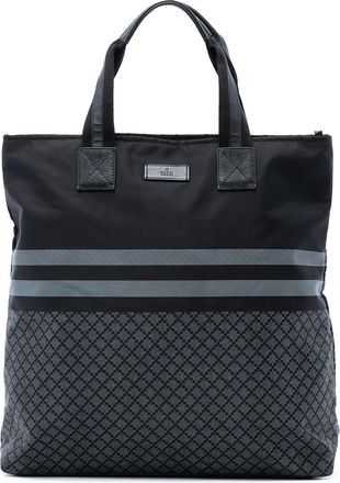 Gucci Pre-owned Womens Diamante Nylon Web Tote - Black Textile - One Size