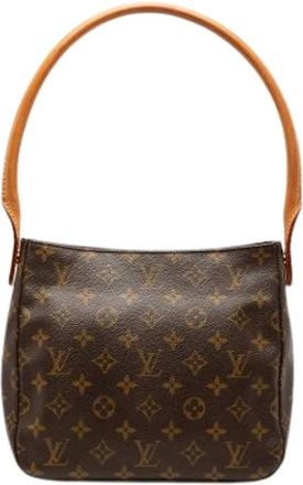 Louis Vuitton Pre-owned Shoulder Bags, female, Brown, Size: ONE SIZE Pre-owned The Looping MM