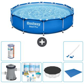 Bestway Piscina Bestway Steel Pro Redonda - 366x76 Cm - 8-piezas S21596
