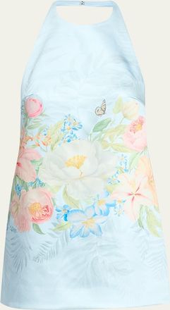 Retrof&ecirc;te Drexley Floral Halter Mini Dress