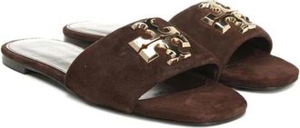 Tory Burch Schoenen, Dames, Bruin, 36 1/2 EU, Leer, Eleanor Slide
