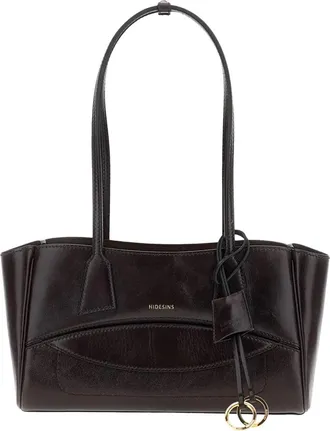 Hidesins Shopper S Rectangular Calf Leather Magnetic Closure Tote Bag