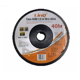 Trade Shop Trade Shop - Cavo Hdmi In Fibra Ottica Ultra Hd 4k 40 Mt Per Tv Computer Proiettore Foc-8k40m