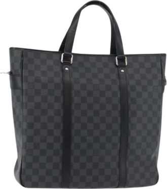 Louis Vuitton Pre-owned Tote Bags, female, Black, Size: ONE SIZE Pre-owned Canvas Tote Bag