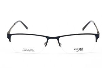 Elasta 3099 Metal Rectangular Eyeglasses - Navy
