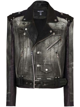 Balmain Leather Jackets − Sale: up to −67% | Stylight