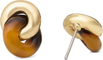 Kate Spade New York Spade Flower Studs Womens Earring Tortoise 1, Brass