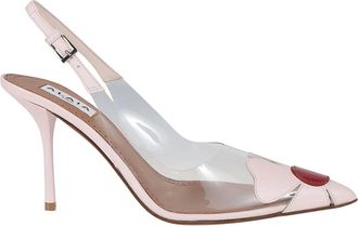 Alaia Schoenen, Dames, Roze, 36 EU, Leer, Bloom Slingbacks
