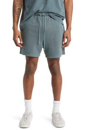 Elwood Core Organic Cotton Brushed Terry Sweat Shorts in Vintage Slate at Nordstrom, Size Xx-Large