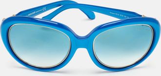 Roberto Cavalli Blue Gradient 781S Acqua Cat Eye Sunglasses