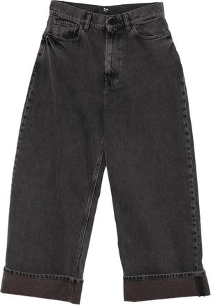 3x1 Jeans, Dames, Grijs, W25, Baby Skater Cuffed Jeans