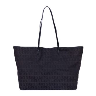 Fendi Zucchino Shopping Tote Schoudertas