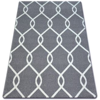 RugsX RugsX Sketch Rug in Grey | Size: 200 cm x 290 cm