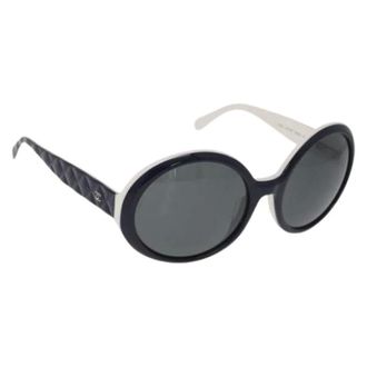 Chanel Pre-owned Vintage Zonnebrillen - Dames - Pre-owned - Zwart - Maat: ONE Size