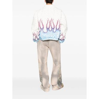 Who Decides War by Ev Bravado Flame Jacket - White