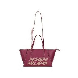 Msgm Kids logo tote bag - female - MSGM - Shopping Bags - Red - ONE SIZE - Bags