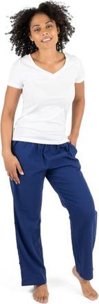 Leveret Womens Cotton Flannel Holiday Pajama Pants in Navy Blue at Nordstrom, Size Xx-Large