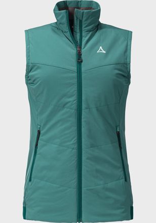 Sch&ouml;ffel Funktionsweste SCH&Ouml;FFEL Ins. Vest Skorpa L, Damen, Gr. 34, gr&uuml;n (6755, gr&uuml;n), Oberstoff : 90% Polyester 10% Elasthan (Coating: Polyurethan) Futter : 1